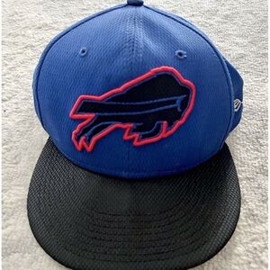 Buffalo Bills New Era 59Fifty Hat NFL Team Sideline Royal Blue Fitted Cap 7 3/4
